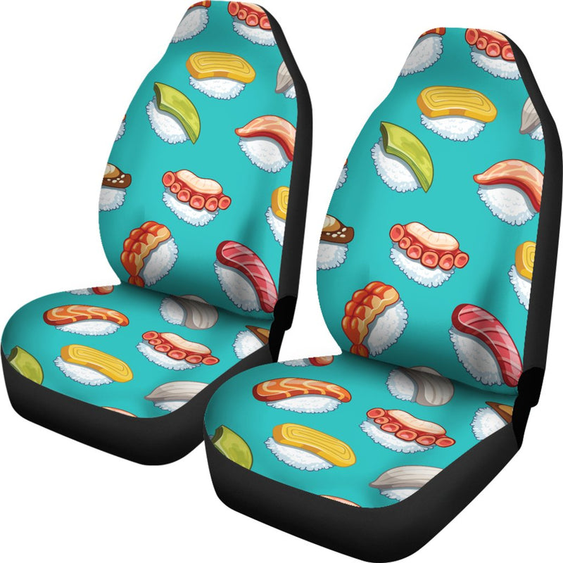 Sushi Themed Print Universal Fit Car Seat Covers-JorJune