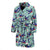 Swallow Bird Pattern Print Design 02 Men Bathrobe-JORJUNE.COM