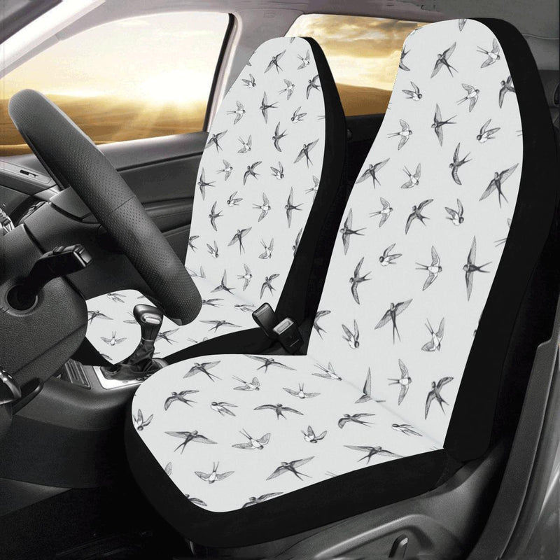 Swallow Bird Pattern Print Design 04 Car Seat Covers (Set of 2)-JORJUNE.COM