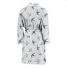 Swallow Bird Pattern Print Design 04 Men Bathrobe-JORJUNE.COM