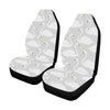 Swan Pattern Print Design 02 Car Seat Covers (Set of 2)-JORJUNE.COM