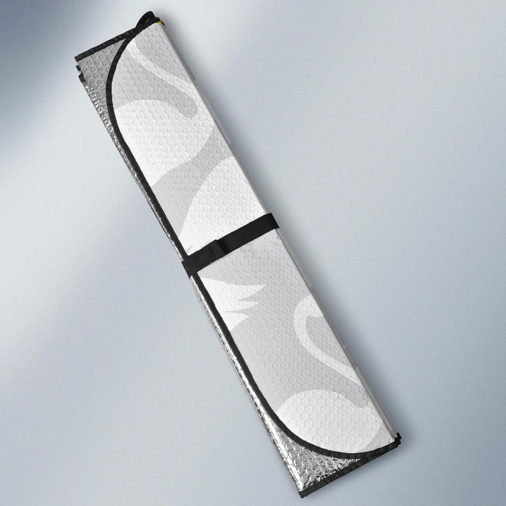 Swan Pattern Print Design 02 Car Sun Shades-JORJUNE.COM
