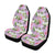 Swan with Flower Pattern Print Design 01 Car Seat Covers (Set of 2)-JORJUNE.COM