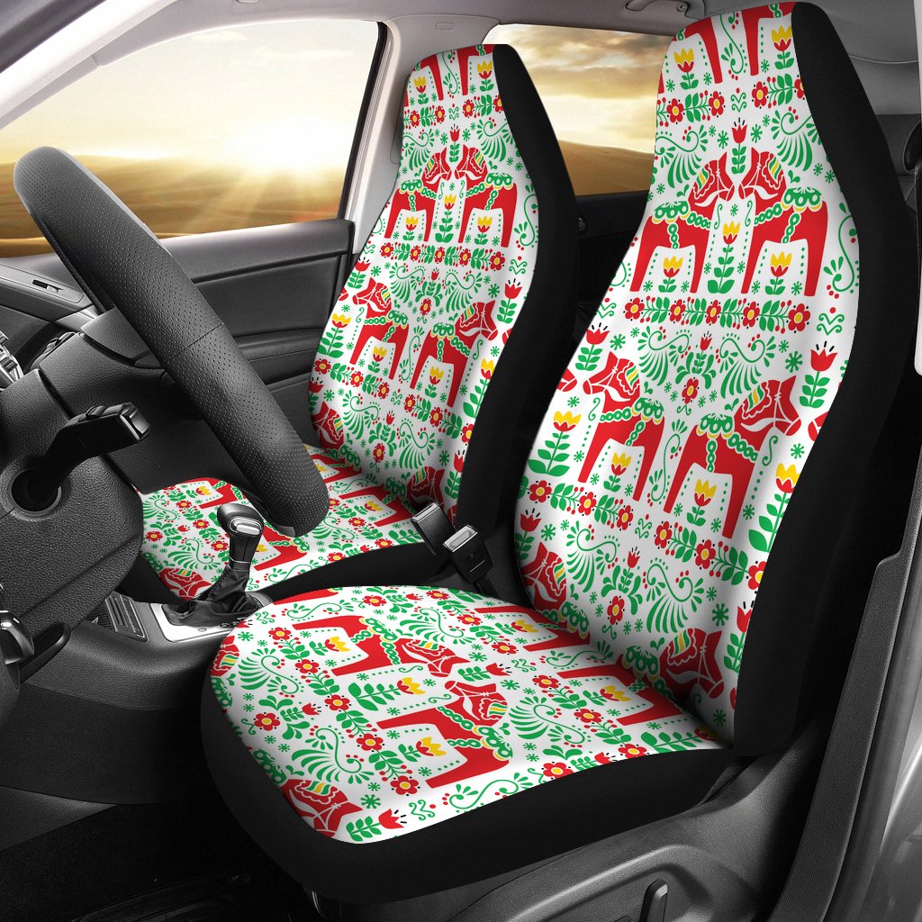 Swedish Darla Style Pattern Universal Fit Car Seat Covers-JorJune