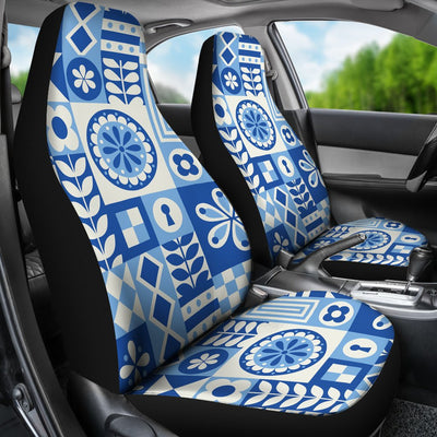 Swedish Print Pattern Universal Fit Car Seat Covers-JorJune