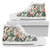 Plumeria Flower Tropical Palm Leaves Women High Top Canvas Shoes