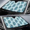 Swordfish Pattern Print Design 03 Car Sun Shades-JORJUNE.COM