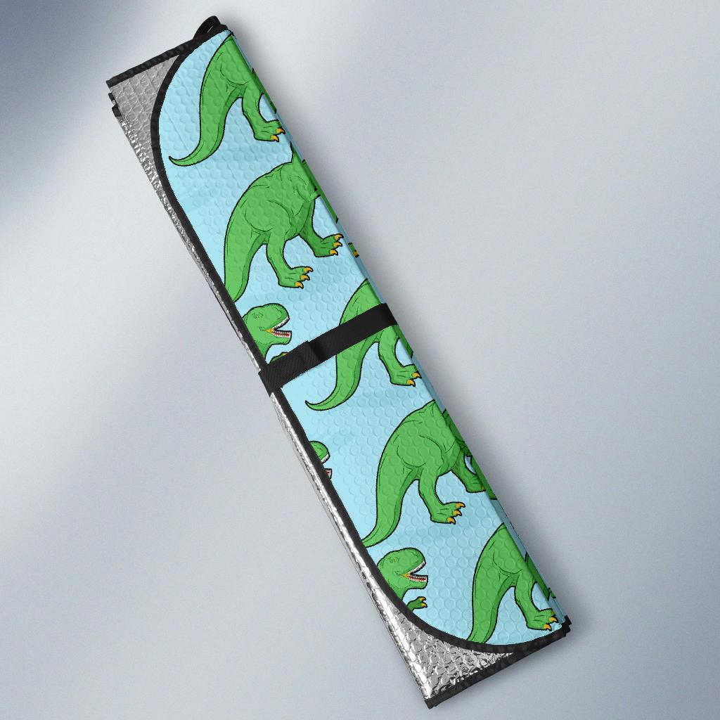 T Rex Pattern Print Design A01 Car Sun Shades-JORJUNE.COM