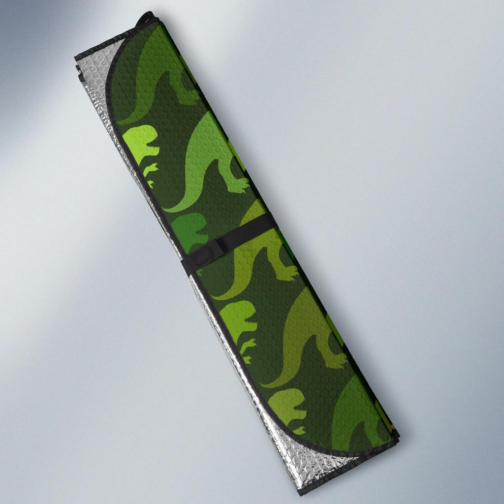 T Rex Pattern Print Design A03 Car Sun Shades-JORJUNE.COM