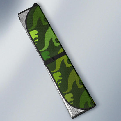 T Rex Pattern Print Design A03 Car Sun Shades-JORJUNE.COM