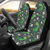 T Rex Pattern Print Design A05 Car Seat Covers (Set of 2)-JORJUNE.COM