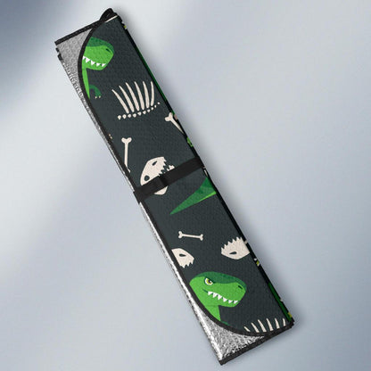 T Rex Pattern Print Design A05 Car Sun Shades-JORJUNE.COM