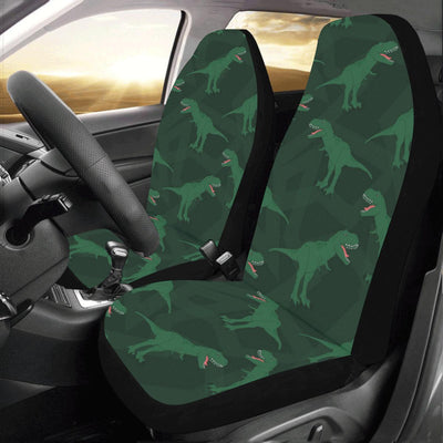 T Rex Pattern Print Design A06 Car Seat Covers (Set of 2)-JORJUNE.COM