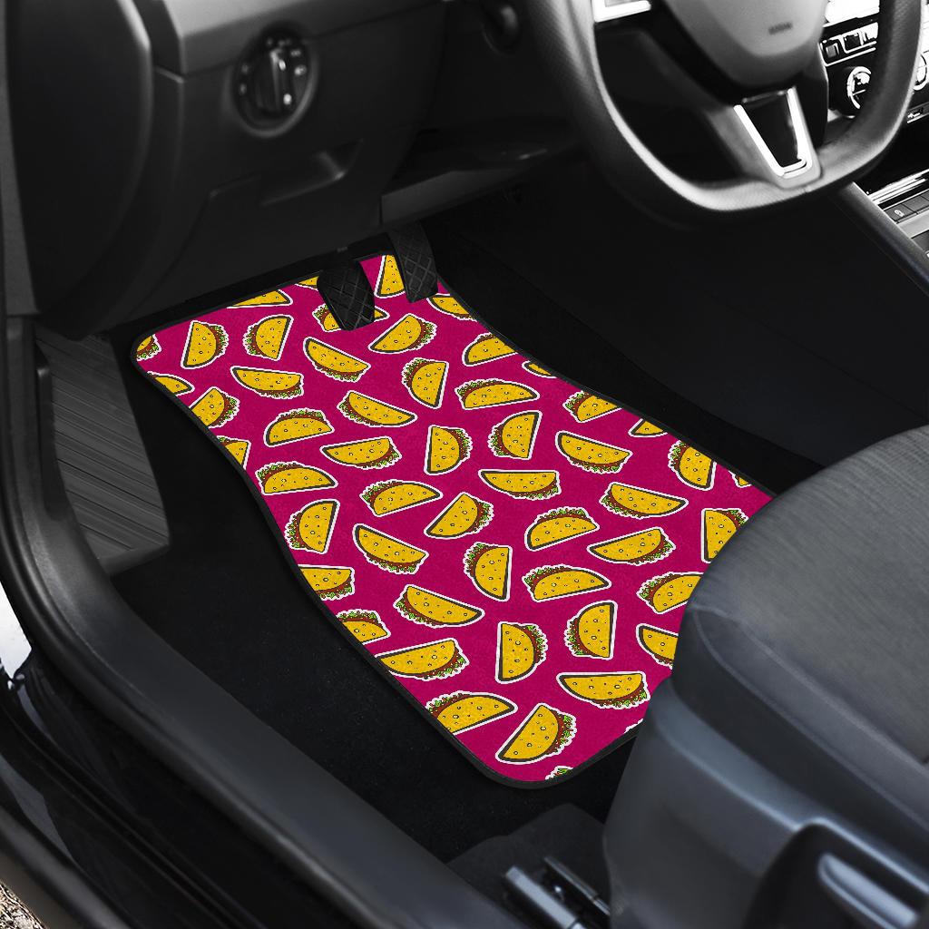 Taco Pattern Print Design TC01 Car Floor Mats-JORJUNE.COM