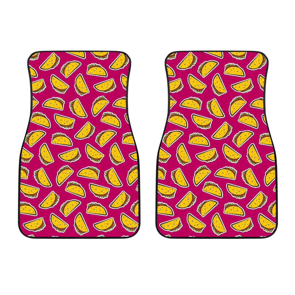 Taco Pattern Print Design TC01 Car Floor Mats-JORJUNE.COM