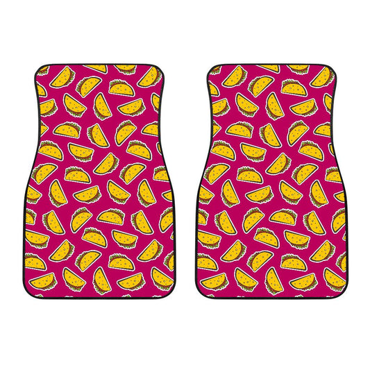 Taco Pattern Print Design TC01 Car Floor Mats-JORJUNE.COM