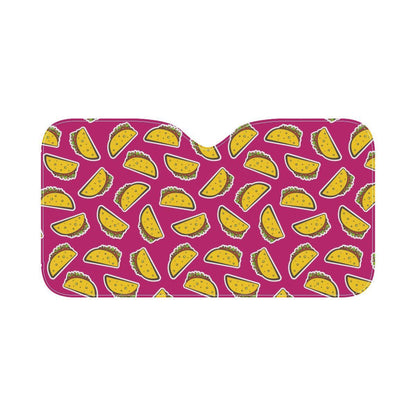 Taco Pattern Print Design TC01 Car Sun Shade-JorJune