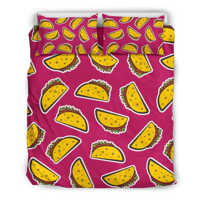 Taco Pattern Print Design TC01 Duvet Cover Bedding Set-JORJUNE.COM