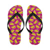 Taco Pattern Print Design TC01 Flip Flops-JorJune