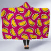 Taco Pattern Print Design TC01 Hooded Blanket-JORJUNE.COM