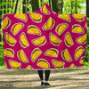 Taco Pattern Print Design TC01 Hooded Blanket-JORJUNE.COM