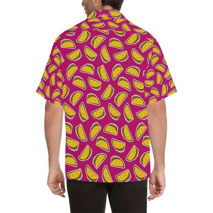 Taco Pattern Print Design TC01 Men Hawaiian Shirt-JorJune