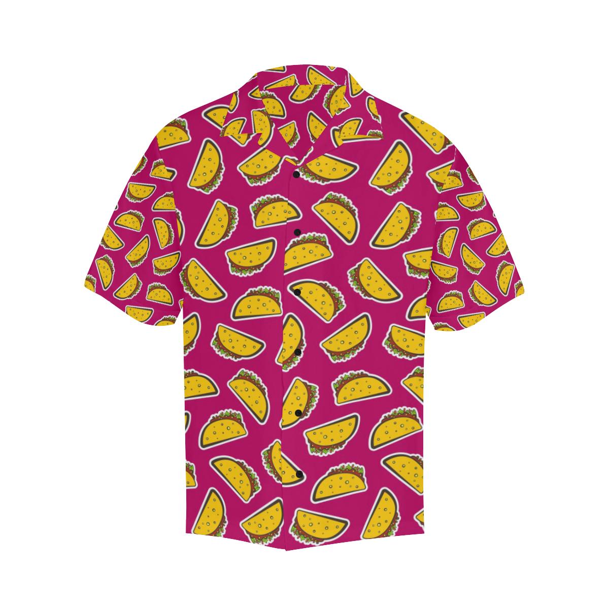 Taco Pattern Print Design TC01 Men Hawaiian Shirt-JorJune