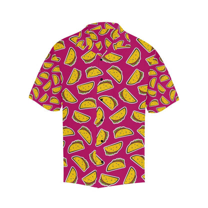 Taco Pattern Print Design TC01 Men Hawaiian Shirt-JorJune