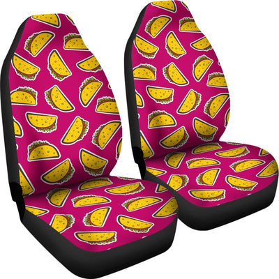 Taco Pattern Print Design TC01 Universal Fit Car Seat Covers-JorJune