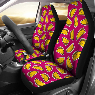 Taco Pattern Print Design TC01 Universal Fit Car Seat Covers-JorJune