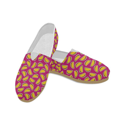 Taco Pattern Print Design TC01 Women Casual Shoes-JorJune.com