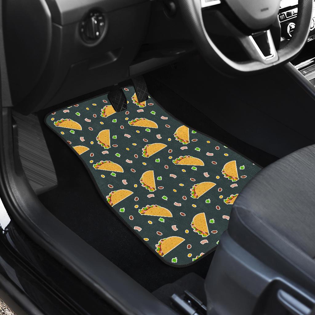 Taco Pattern Print Design TC02 Car Floor Mats-JORJUNE.COM