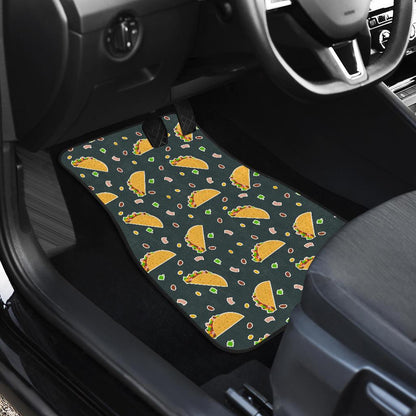 Taco Pattern Print Design TC02 Car Floor Mats-JORJUNE.COM