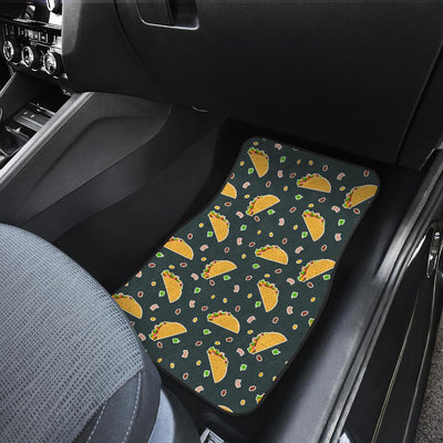 Taco Pattern Print Design TC02 Car Floor Mats-JORJUNE.COM