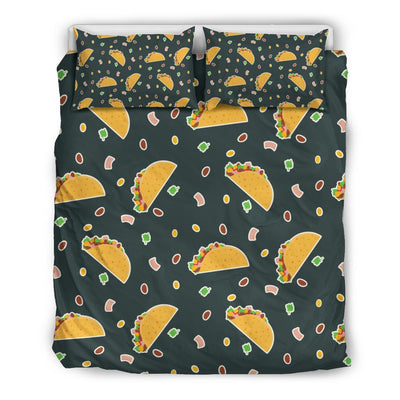 Taco Pattern Print Design TC02 Duvet Cover Bedding Set-JORJUNE.COM