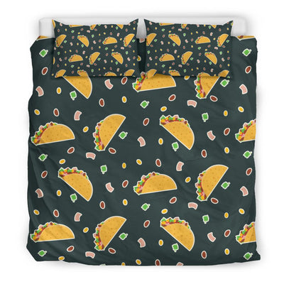 Taco Pattern Print Design TC02 Duvet Cover Bedding Set-JORJUNE.COM