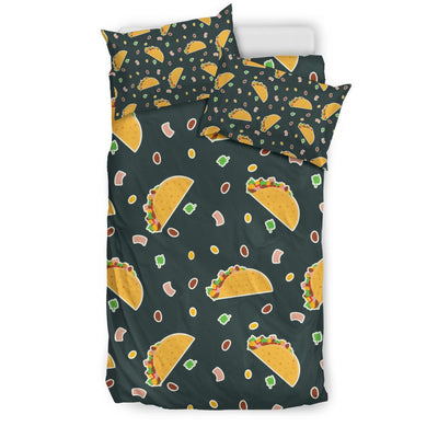 Taco Pattern Print Design TC02 Duvet Cover Bedding Set-JORJUNE.COM