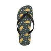 Taco Pattern Print Design TC02 Flip Flops-JorJune