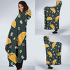 Taco Pattern Print Design TC02 Hooded Blanket-JORJUNE.COM