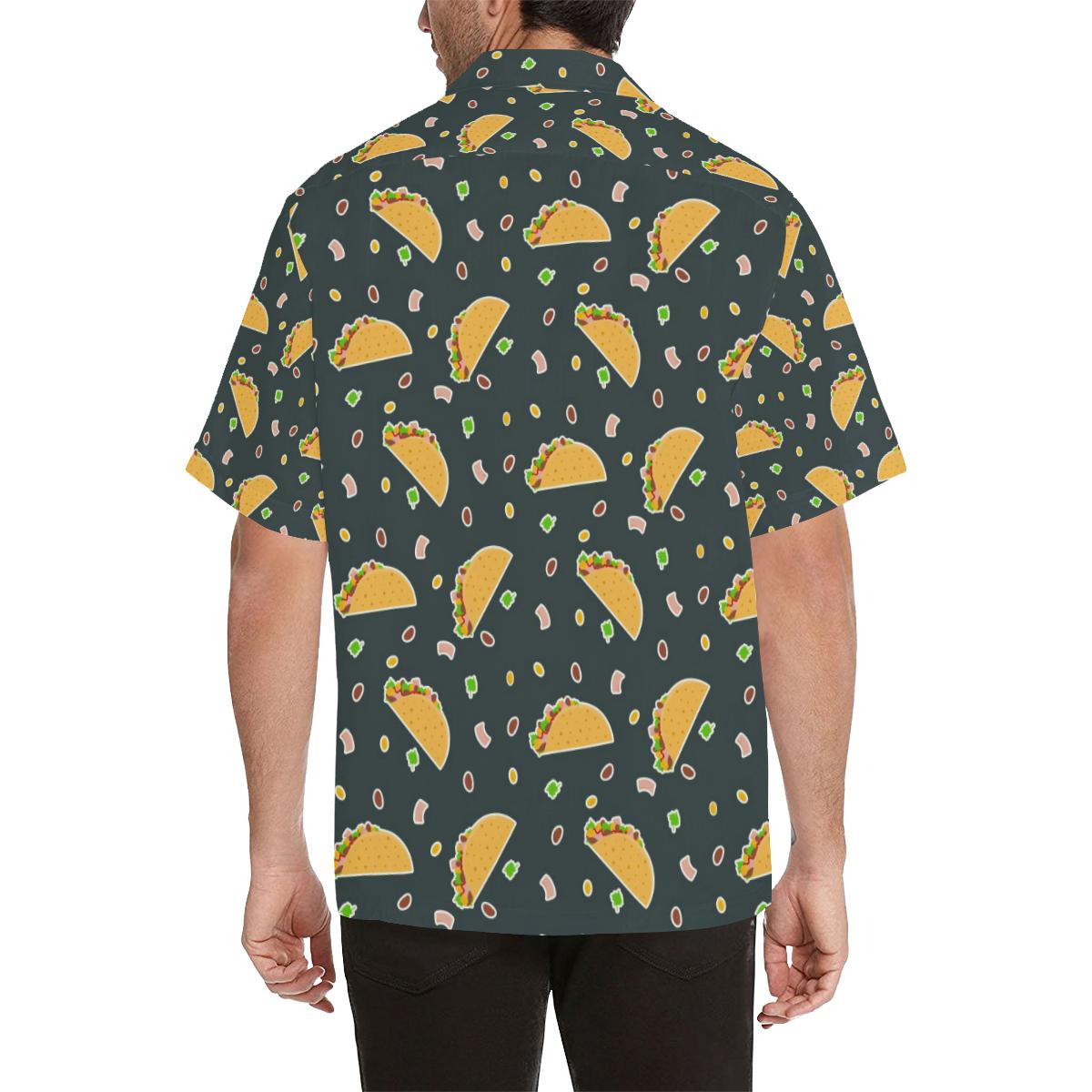 Taco Pattern Print Design TC02 Men Hawaiian Shirt-JorJune