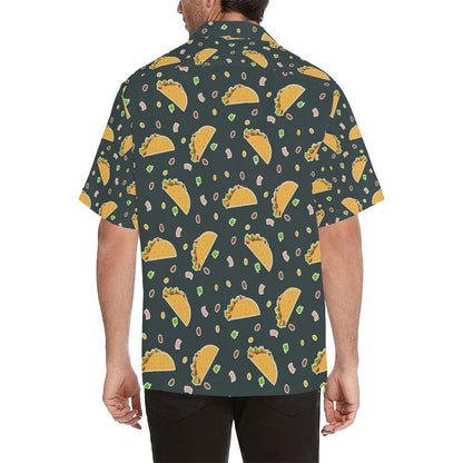 Taco Pattern Print Design TC02 Men Hawaiian Shirt-JorJune