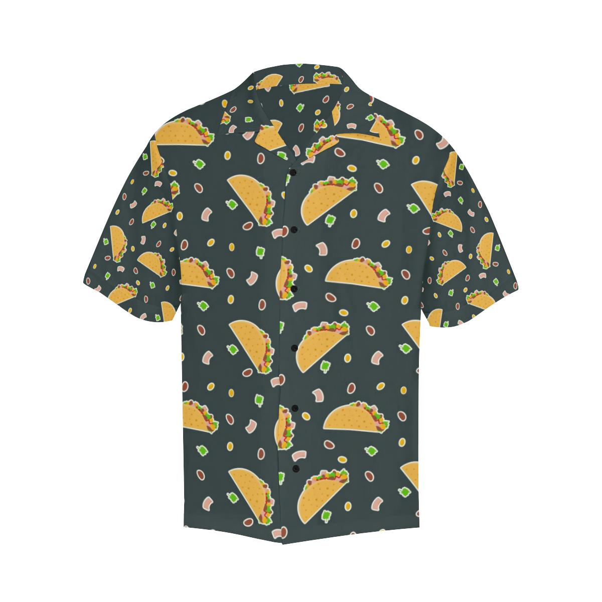 Taco Pattern Print Design TC02 Men Hawaiian Shirt-JorJune