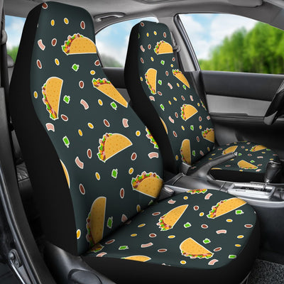 Taco Pattern Print Design TC02 Universal Fit Car Seat Covers-JorJune