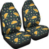 Taco Pattern Print Design TC02 Universal Fit Car Seat Covers-JorJune