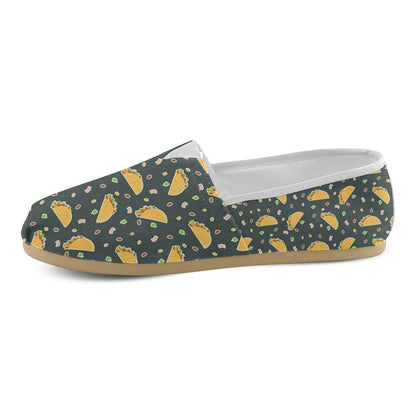 Taco Pattern Print Design TC02 Women Casual Shoes-JorJune.com
