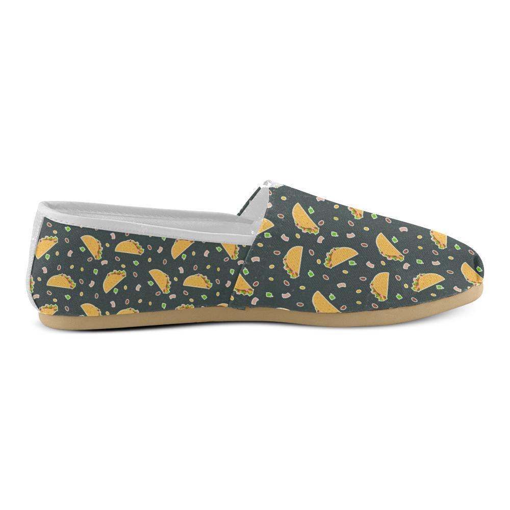 Taco Pattern Print Design TC02 Women Casual Shoes-JorJune.com
