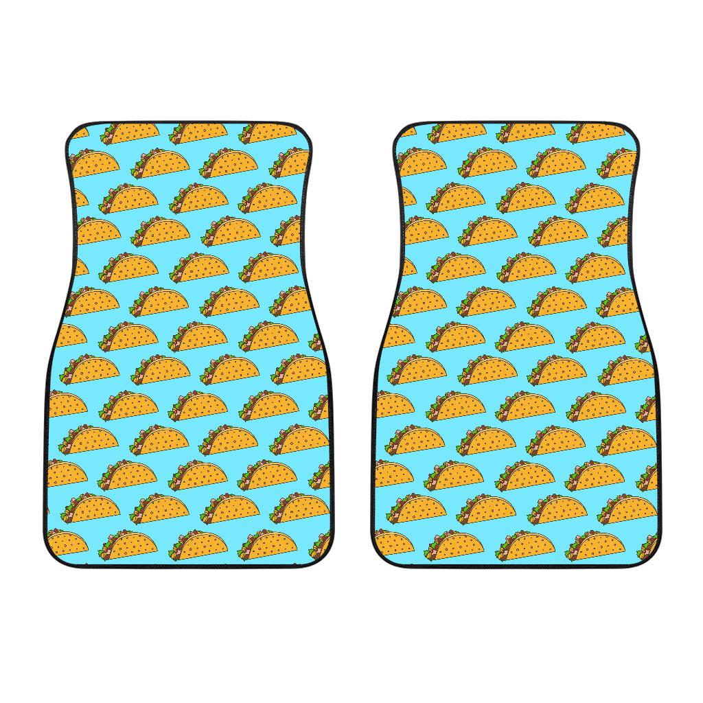 Taco Pattern Print Design TC03 Car Floor Mats-JORJUNE.COM