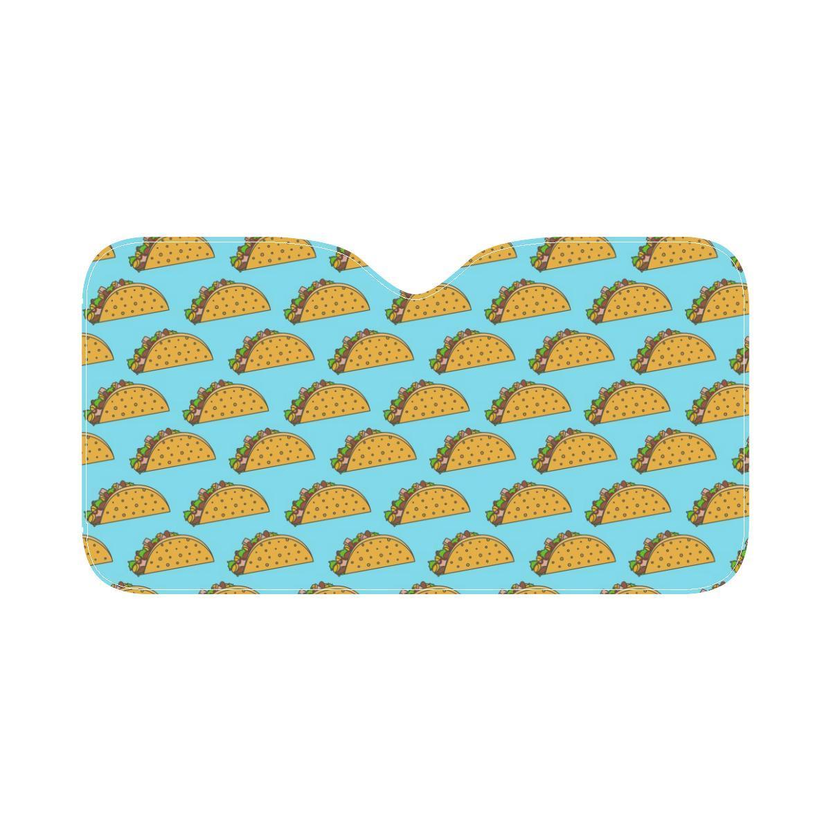 Taco Pattern Print Design TC03 Car Sun Shade-JorJune