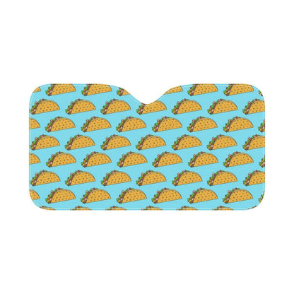 Taco Pattern Print Design TC03 Car Sun Shade-JorJune