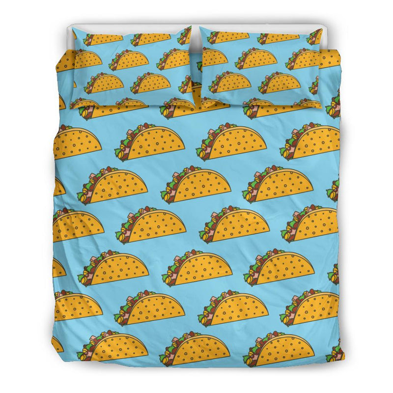 Taco Pattern Print Design TC03 Duvet Cover Bedding Set-JORJUNE.COM
